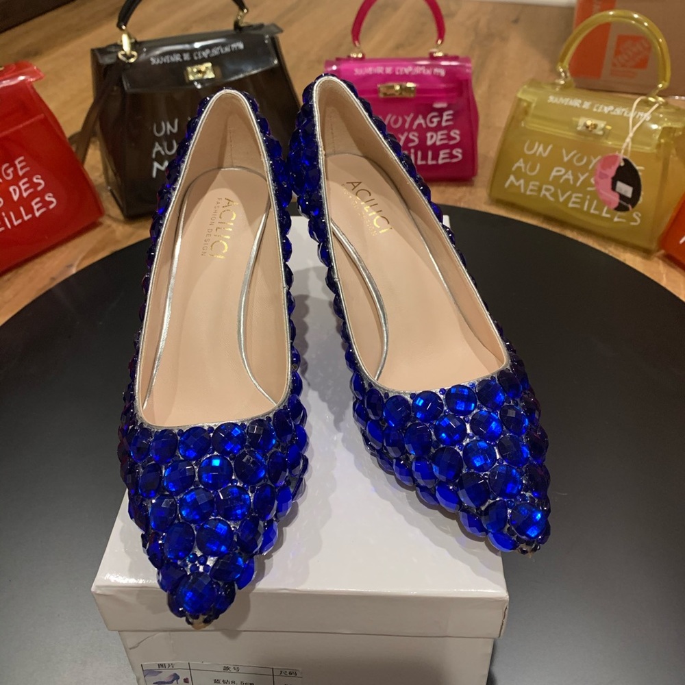 Brand new gorgeous blue shoes last few left